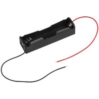 Main product image for 1 x 18650 Battery Holder with 6" Leads 142-260